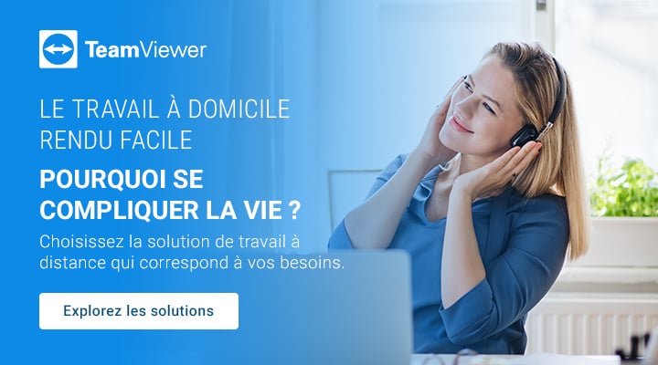 Why struggle? Choose the remote work solution that fits your needs. Pourquoi se compliquer la vie ? Choisissez la solution de travail à distance qui correspond à vos besoins.